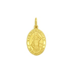 Pingente São Sebastião Oval Médio em Ouro 18K
