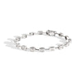 Pulseira Baguete Horizontal Diamantes em ouro branco – Rainha da Riviera