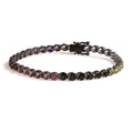 Pulseira Corações 4x4mm em ouro branco – Rainha da Riviera