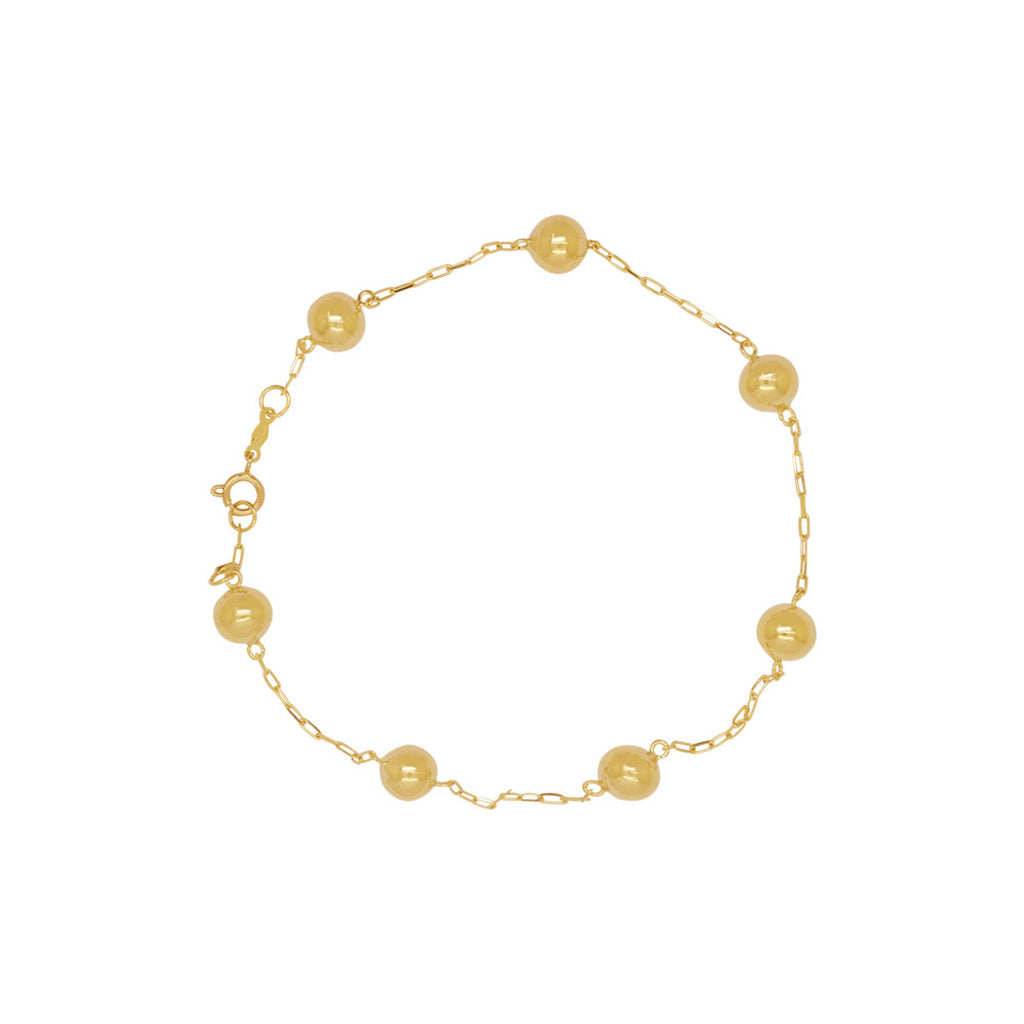 Pulseira de Elos da Rainha 19 cm em Ouro 18K
