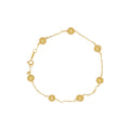 Pulseira de Elos da Rainha 19 cm em Ouro 18K