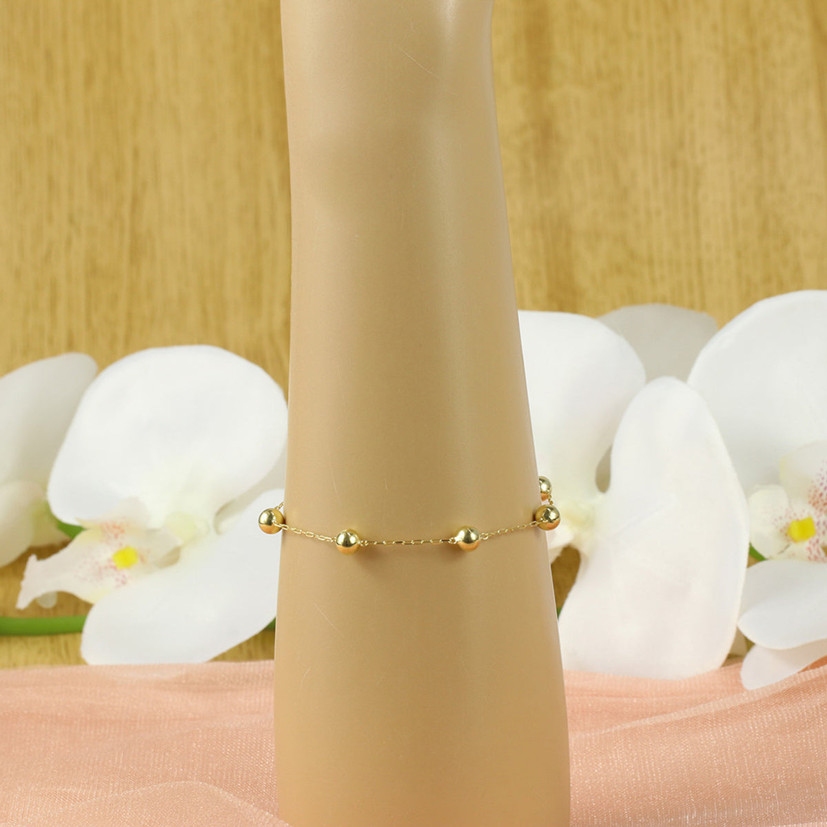 Pulseira de Elos da Rainha 19 cm em Ouro 18K