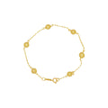 Pulseira de Elos da Rainha 19 cm em Ouro 18K