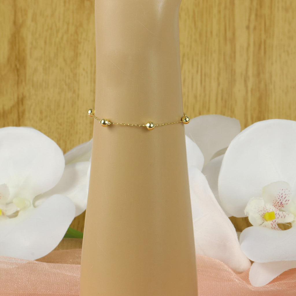 Pulseira de Elos da Rainha 19 cm em Ouro 18K