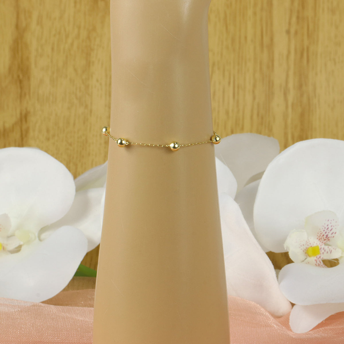 Pulseira de Elos da Rainha 19 cm em Ouro 18K