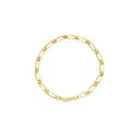Pulseira Groumet 1x1 Bitola 4,60 mm em Ouro 18K