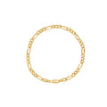 Pulseira Groumet 3x1 Batida Bitola 3,80 mm em Ouro 18K