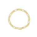 Pulseira Groumet 3x1 Bitola 6,00 mm em Ouro 18K