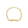 Pulseira Groumet Bitola 3,00 mm Chapa Lisa em Ouro 18K