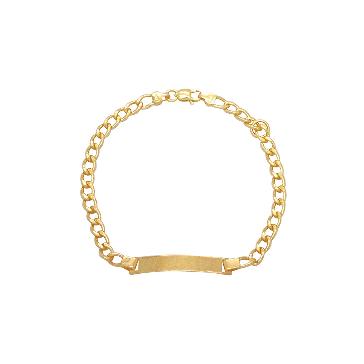 Pulseira Groumet Bitola 3,00 mm Chapa Lisa em Ouro 18K