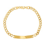 Pulseira Groumet Bitola 4,60 mm em Ouro 18K