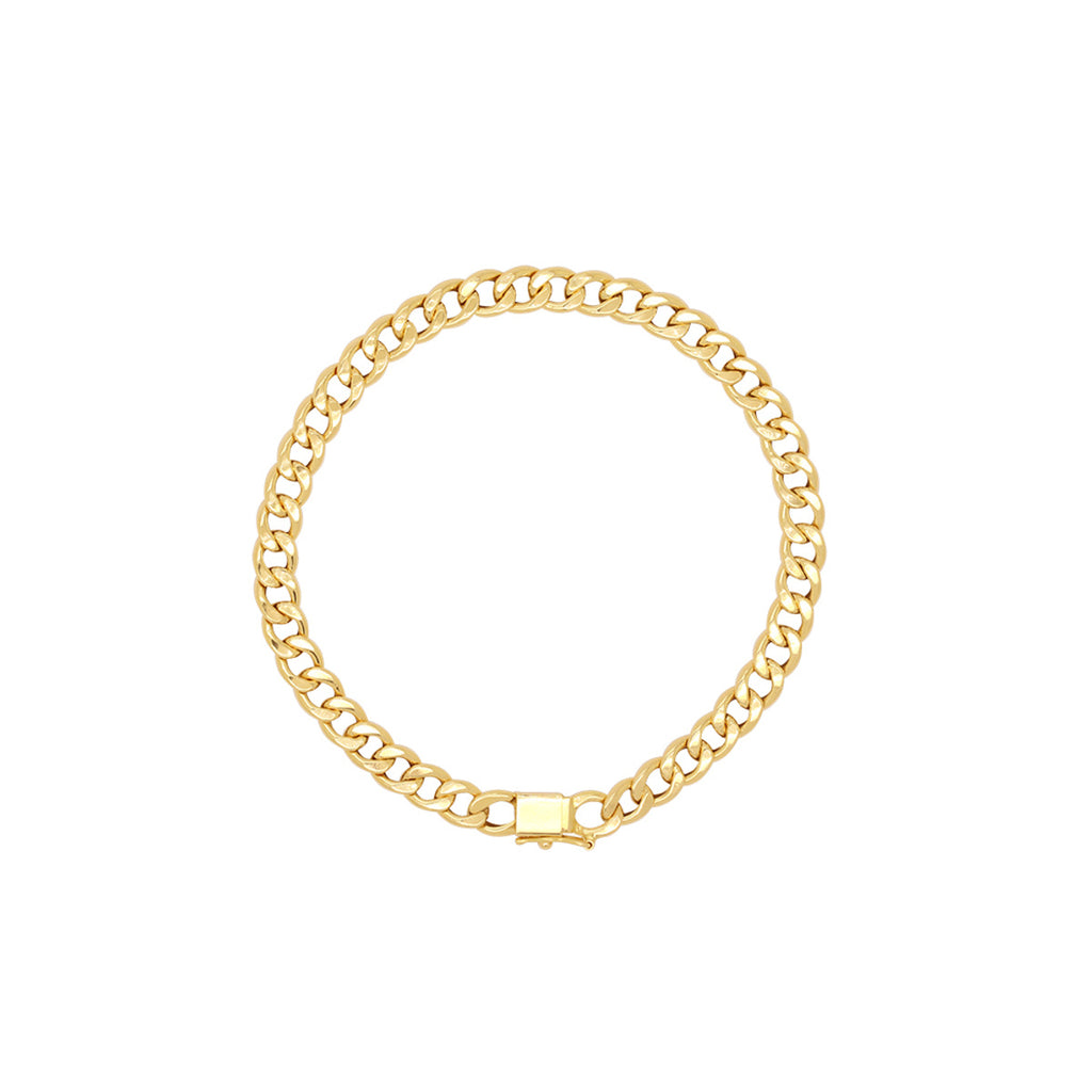 Pulseira Groumet Bitola 6,00 mm em Ouro 18K