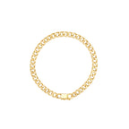 Pulseira Groumet Bitola 6,00 mm em Ouro 18K