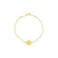 Pulseira Portuguesa 18 cm em Ouro 18K