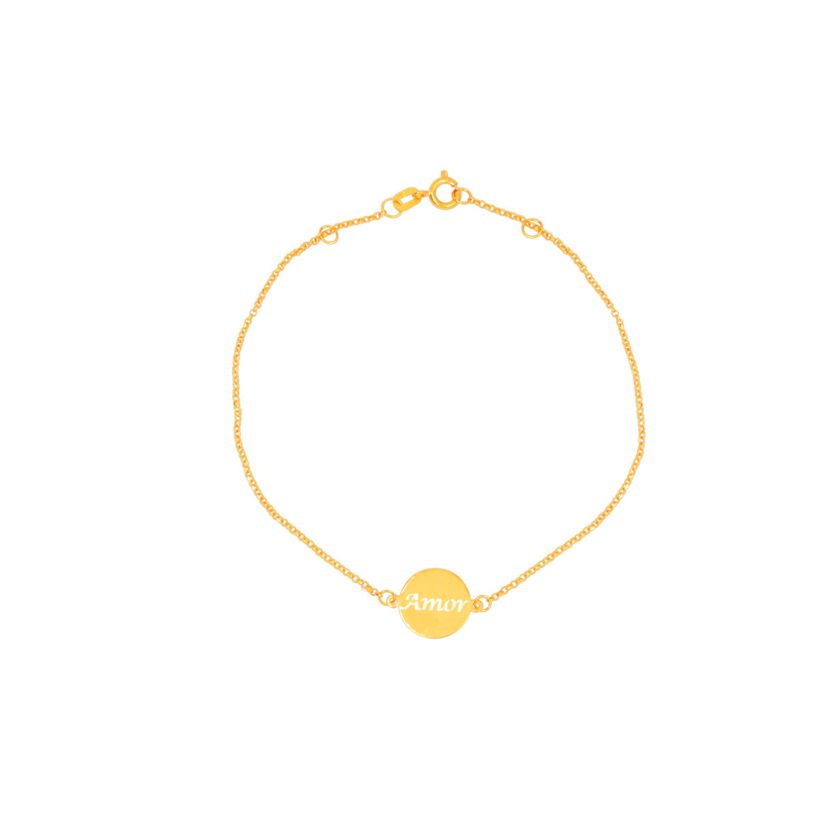 Pulseira Portuguesa 19 cm em Ouro 18K