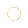Pulseira Portuguesa Bitola 4,00 mm 19 cm em Ouro 18K