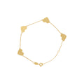 Pulseira Veneziana 19 cm em Ouro 18K