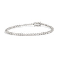 Pulseira Riviera Coroa Diamantes 1,9mm em ouro branco – Rainha da Riviera